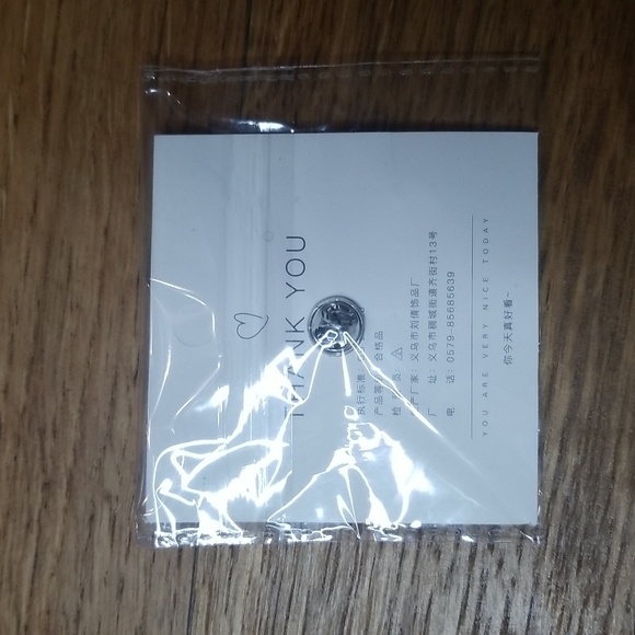 NWT n x u Rainbow Enamel Pin - Picture 2 of 2